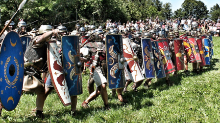 Legio XI Claudia Pía Fidelis de España, que recrea el periodo del Imperio Romano / Iago Rodríguez