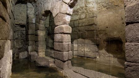 Cisterna de la denominada Cueva de Hércules, ubicada en Toledo y de época romana