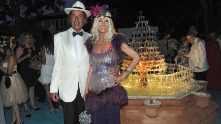 GUNILLA VON BISMARCK Y LUIS ORTIZ DURANTE LA GALA CONCORDIA EN MARBELLA20/07/2013MARBELLA