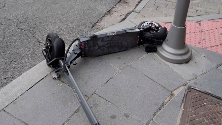 Accidente de patinete. Imagen de archivo