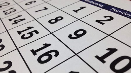 El calendario incorpora una novedad este mes de septiembre