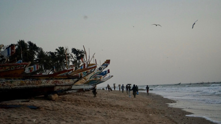 Barcazas de pescadores.