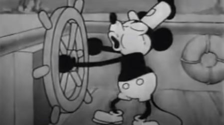 Fotogramas del primer cortometraje protagonizado por Mickey Mouse