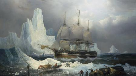 James Fitzjames, capitán del HMS Erebus, murió atrapado en el hielo ártico en 1846