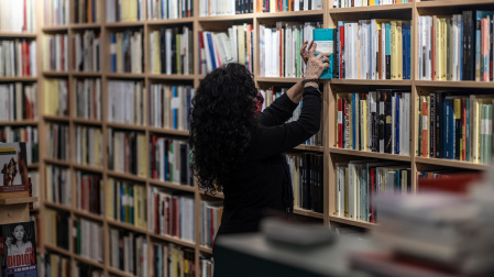 Imagen de la Librería Antonio Machado, en Madrid