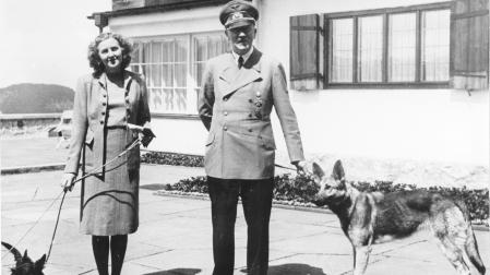 Eva Braun y Adolf Hitler