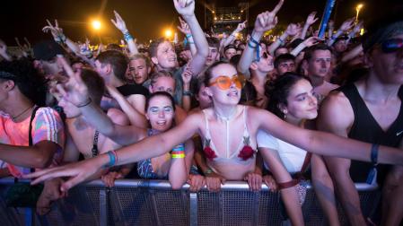 Asistentes a un concierto en el Festival Internacional de Benicasim (FIB)