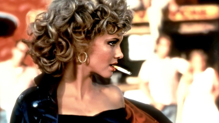 Olivia Newton-John, metida en la piel de Sandy, en "Grease"