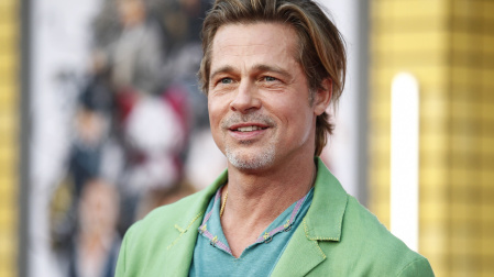 El actor y escultor Brad Pitt