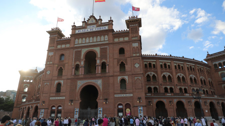 Imagen de la plaza de toros de Las Ventas, en Madrid