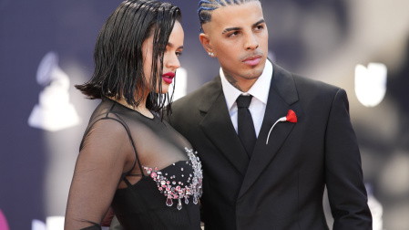 Rosalía y Rauw Alejandro en la gala de los Latin Grammy