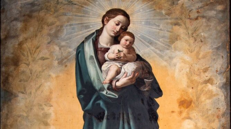 La “Inmaculada con el niño”, de la Iglesia de la Magdalena de Sevilla