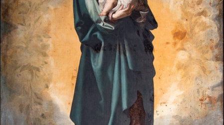 La "Inmaculada con el niño", de la Iglesia de la Magdalena de Sevilla