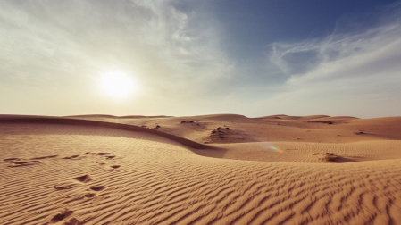  Sol sobre el desierto 