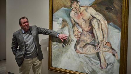 Exposición Nuevas Perspectivas de Lucian Freud en el Museo Thyssen, Madrid.