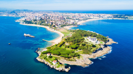 Vista panorámica de la ciudad de Santander