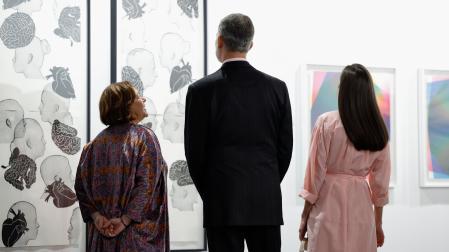 Los reyes inauguran ARCOmadrid 2023