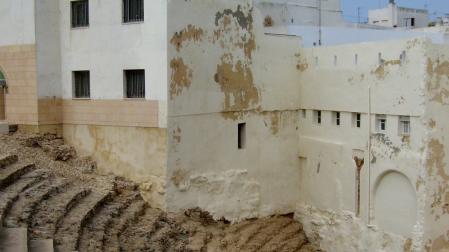 Imagen del teatro romano de Cádiz