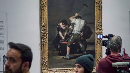 "La fragua", de Goya, que la Frick Collection ha prestado al Museo del Prado