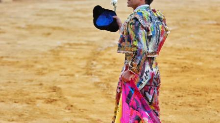 Cayetano vestido por Domingo Zapata para la corrida de Picasso