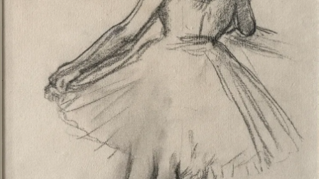 "Danseuse de dos", de Edgar Degas