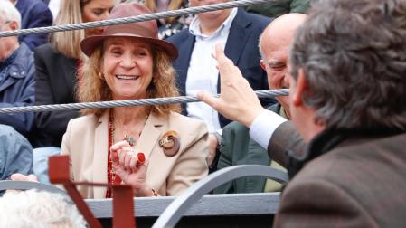 Elena de Borbon during San Isidro Fair in Madrid on Friday, 2 June 2023.