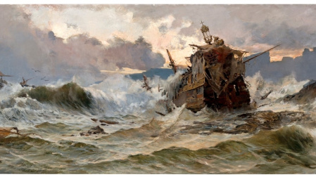 'Destrucción de la Armada Invencible', de José Gartner de la Peña (1892)