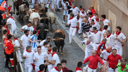 Cuarto encierro de los sanfermines 2023