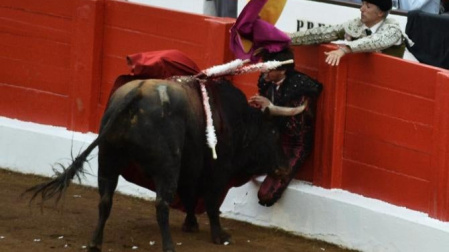 Roca Rey, cogido en Santander 