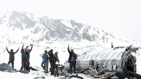 Un fotograma de "La sociedad de la nieve"