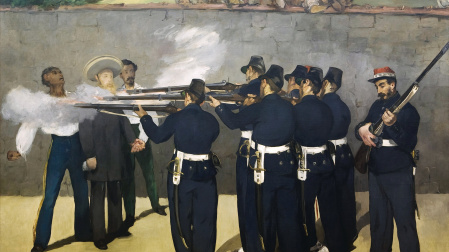 "La ejecución del emperador Maximiliano" (1867), de Édouard Manet 