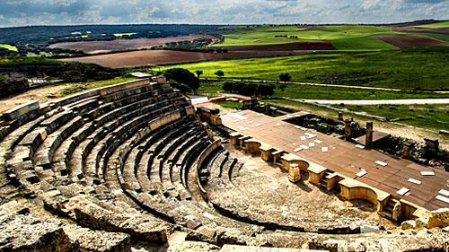 El teatro podría albergar a 2.000 personas y es el más importante de la Meseta