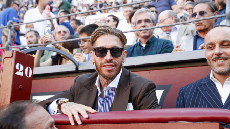 Sergio Ramos en la Monumental de Las Ventas