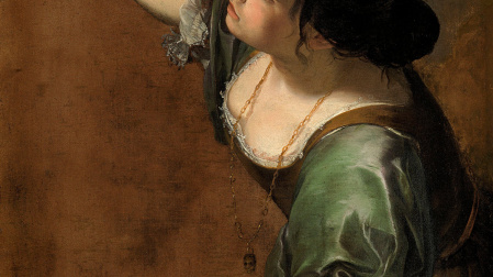 Autorretrato de Artemisia Gentileschi