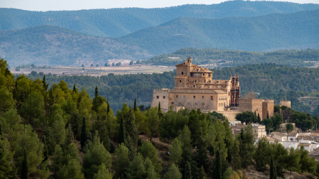 Vista aérea del Santuario de la Vera Cruz 