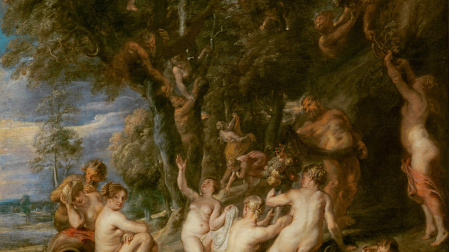 Rubens retrató así a estas mujeres en su óleo «Ninfas y sátiros» (1615)