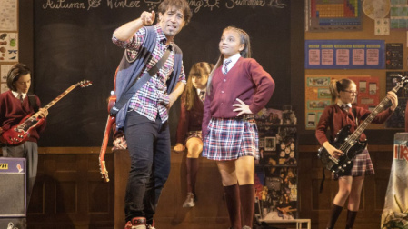 Una escena de "School of rock"