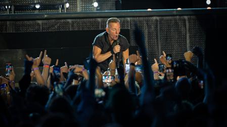 Bruce Springsteen, durante un concierto