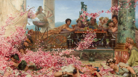 Las Rosas de Heliogábalo, del pintor angloneerlandés Lawrence Alma-Tadema