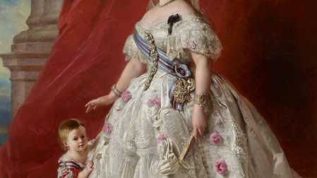 Isabel II por Franz Xavier Wintherhalter