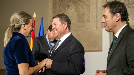 Page en el acto de toma de posesión de la delegada del Gobierno en Castilla-La Mancha