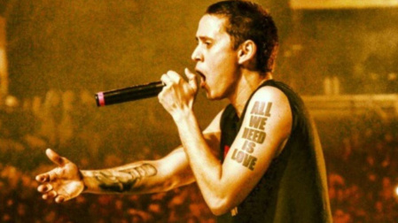 El rapero Canserbero en uno de sus conciertos