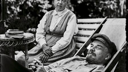 Lenin con Nadezhda Krúpskaya