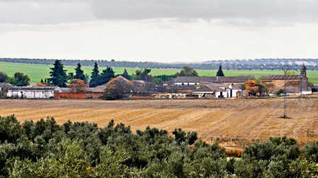 Vista panorámica del pueblo con menos habitantes de España