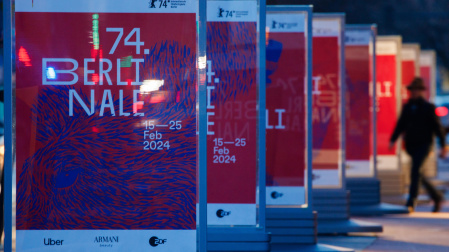 Berlinale posters promote upcoming film festival in Berlin