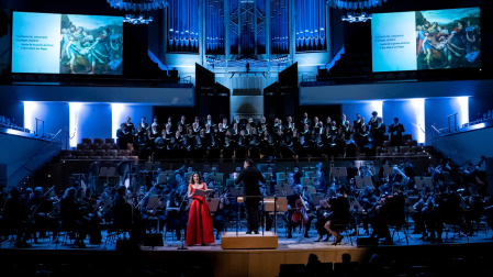 La OCNE interpretando el Requiem de Fauré en el Auditorio Nacional