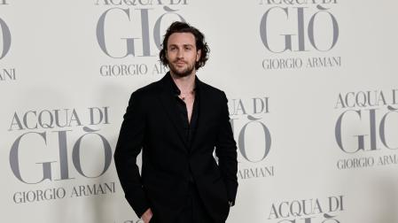 Presentación del actor Aaron Taylor-Johnson como embajador de Armani