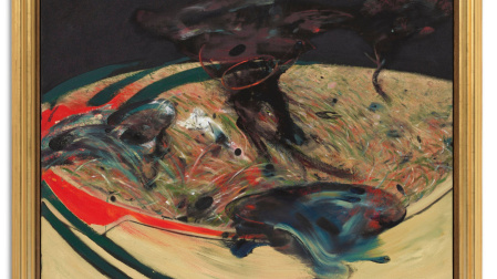 Paisaje cerca de Malabata, Tánger" (1963) de Francis Bacon