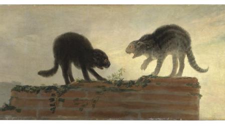 "Riña de gatos", de Goya, una de las obras que se prestarán