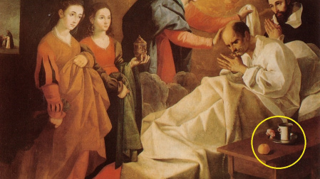 "Curación milagrosa del beato Reginaldo de Orleans", de Francisco de Zurbarán